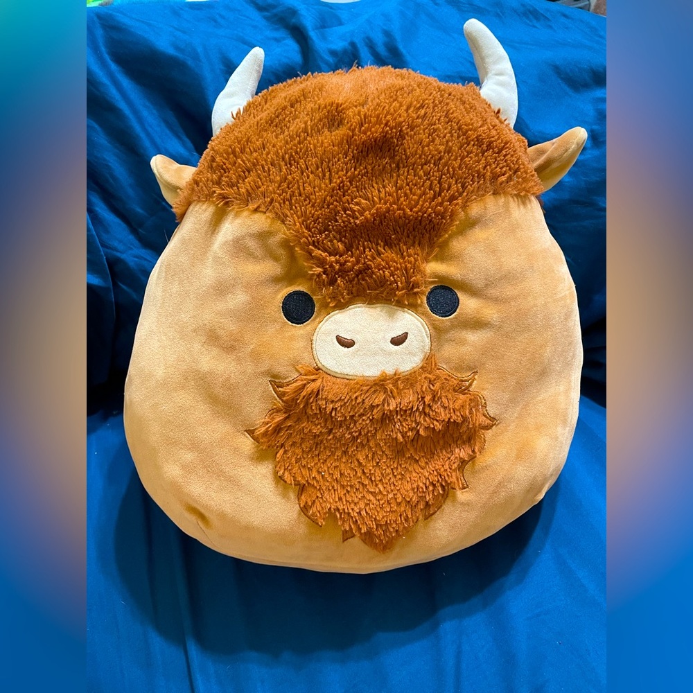 SQUISHMALLOW: Dunkie the cow 14”
